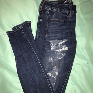 American outfitters jeans, with holes